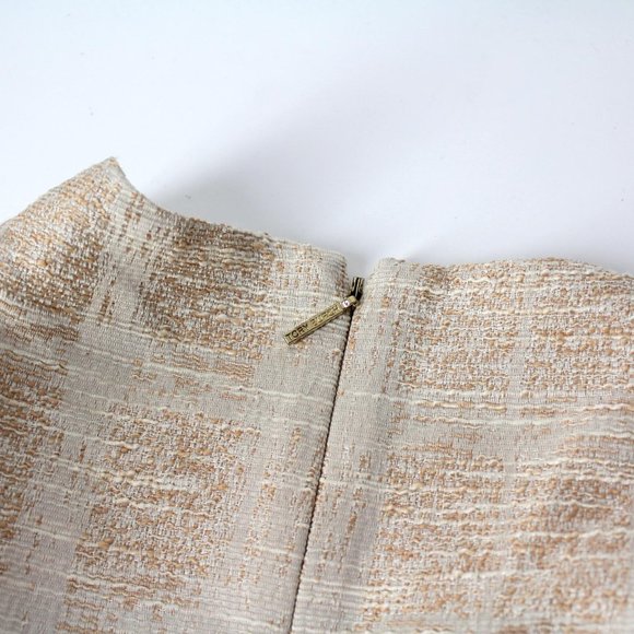 Tory Burch Jillian Ivory Embellished jeweled women's Tunic Top sz 6 - Picture 10 of 14